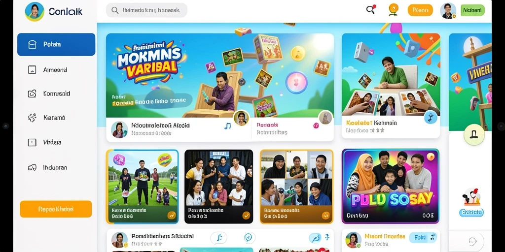 Tampilan antarmuka yang menarik dan ramah pengguna.