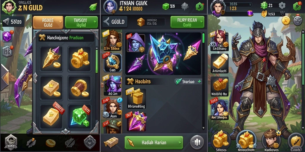 Tampilan antarmuka yang modern dan menarik.