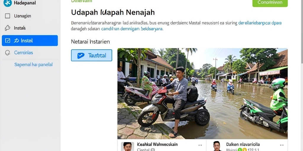 Tampilan antarmuka yang intuitif dan mudah digunakan.