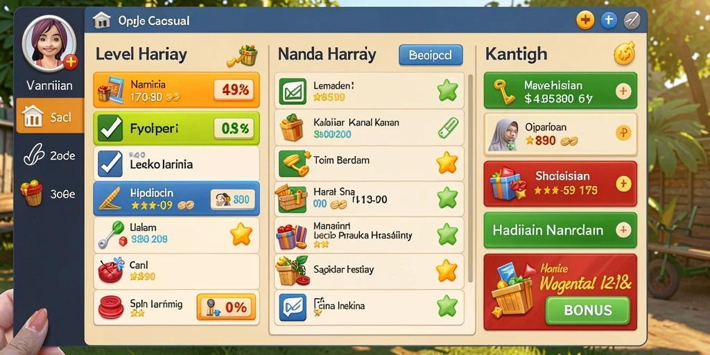 Screenshot menampilkan karakter utama dalam aksi.