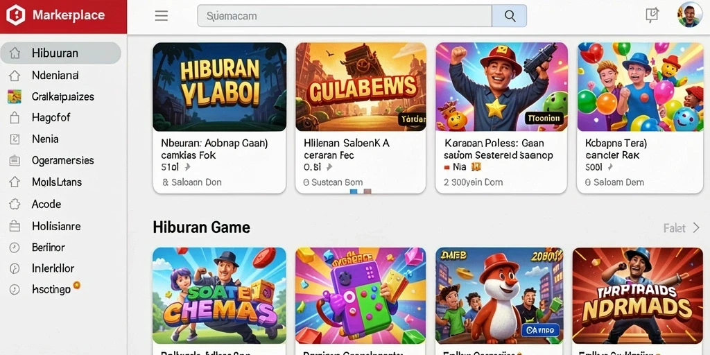 Screenshot menunjukkan karakter utama dalam aksi.