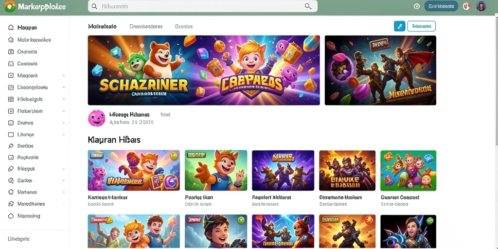 Screenshot menampilkan antarmuka permainan yang atraktif.
