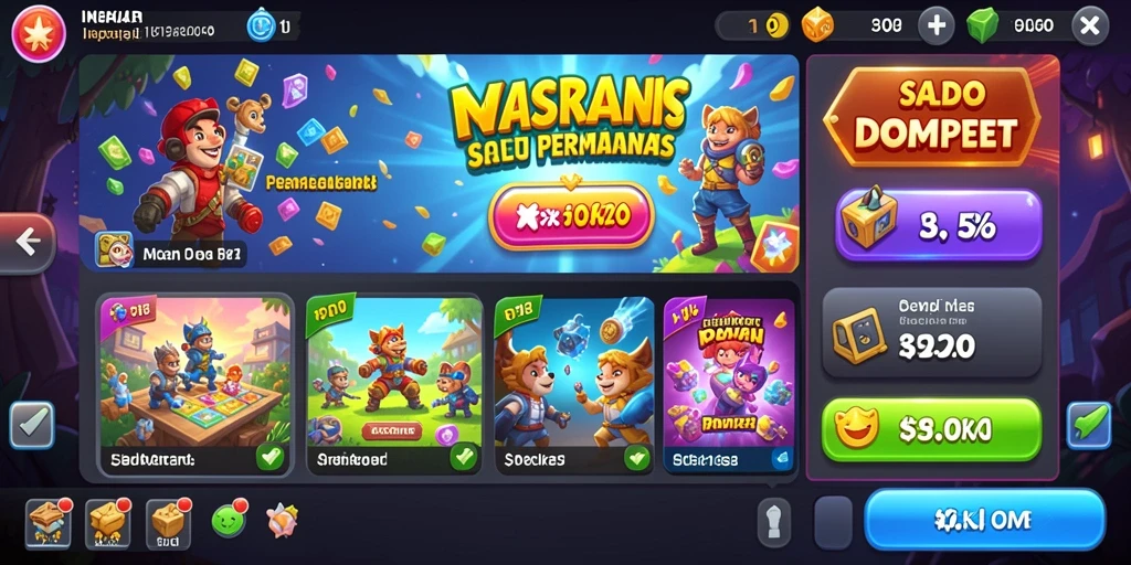 Tampilan utama yang menarik dan intuitif.