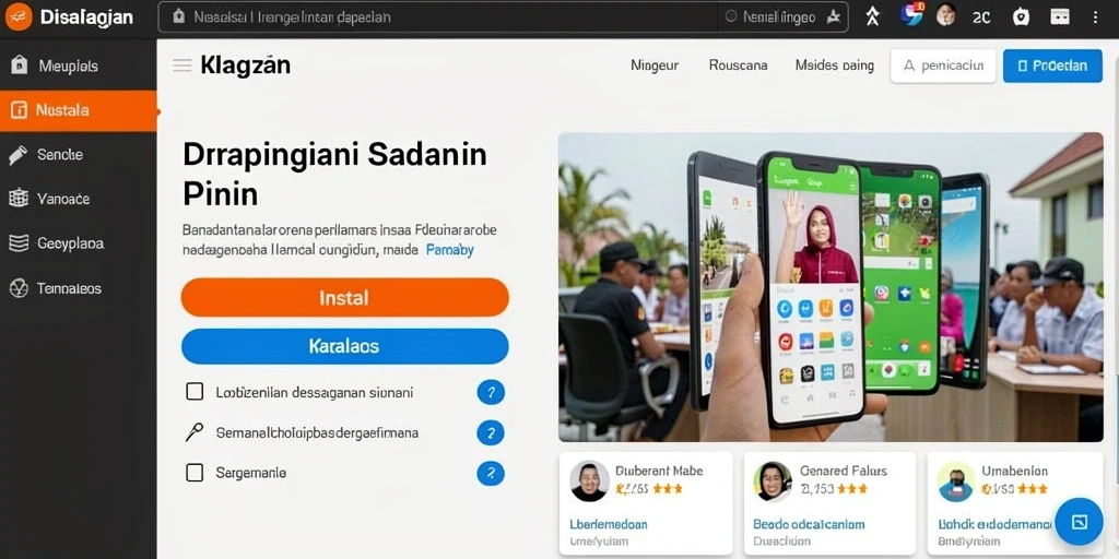 Tampilan antarmuka yang menarik dan mudah digunakan.
