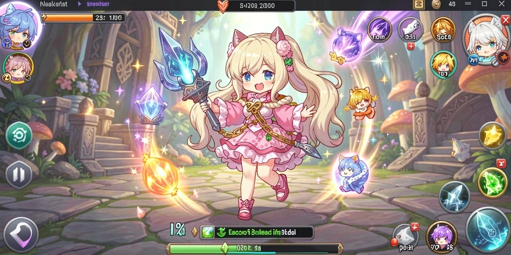Tampilan utama aplikasi dengan pilihan game menarik.