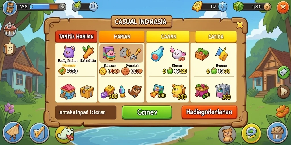 Tangkapan layar menampilkan grafis menakjubkan dalam game.