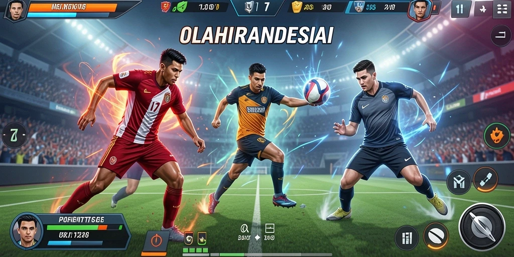 Tampilan menawan dari permainan taruhan olahraga.