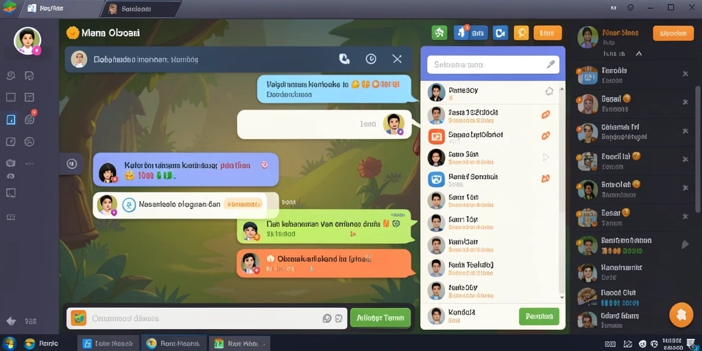 Screenshot menunjukkan karakter utama dalam aksi penuh.